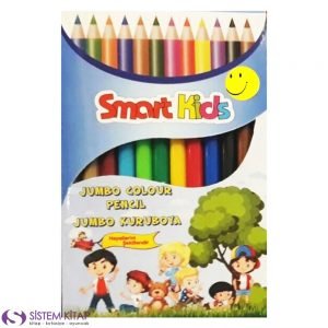 SMART KİDS 12 RENK JUMBO  KURU BOYA KALEMİ